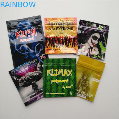 I piccoli sacchetti di plastica Gummies commestibile di incenso di erbe sopporta la borsa delle caramelle di Frogies