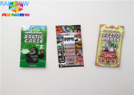 Dimensione su ordinazione del sacchetto di imballaggio per alimenti dei sacchetti di plastica della serratura dello zip del di alluminio con la tacca dello strappo