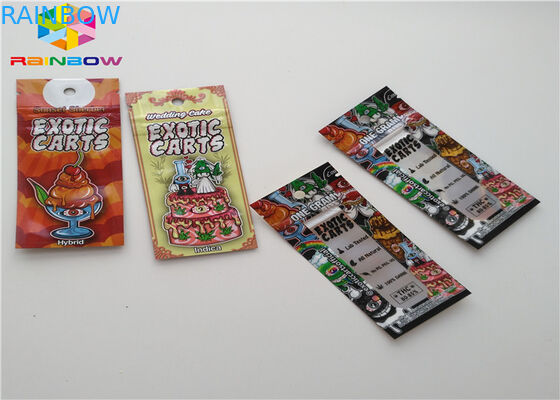 Dimensione su ordinazione del sacchetto di imballaggio per alimenti dei sacchetti di plastica della serratura dello zip del di alluminio con la tacca dello strappo