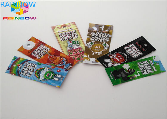 Dimensione su ordinazione del sacchetto di imballaggio per alimenti dei sacchetti di plastica della serratura dello zip del di alluminio con la tacca dello strappo