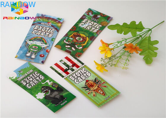 Imballaggio risigillabile della cartuccia dell'olio dei sacchetti di plastica di incenso di erbe AC1003 CBD Vape applicato