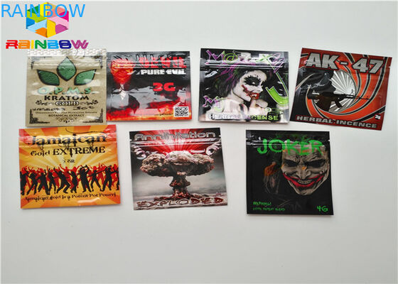 Imballaggio risigillabile della cartuccia dell'olio dei sacchetti di plastica di incenso di erbe AC1003 CBD Vape applicato