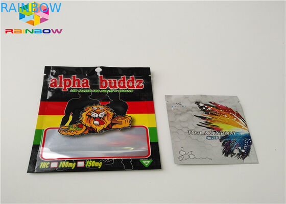 Imballaggio risigillabile della cartuccia dell'olio dei sacchetti di plastica di incenso di erbe AC1003 CBD Vape applicato