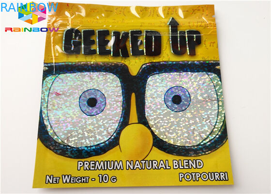 Imballaggio risigillabile della cartuccia dell'olio dei sacchetti di plastica di incenso di erbe AC1003 CBD Vape applicato