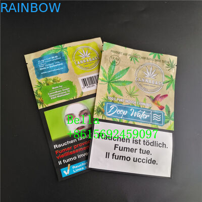 Chiaro sacchetto anteriore della bustina del pacchetto di Gummies di masticazione della rana dei sacchetti di plastica dello zip di Mylar CBD