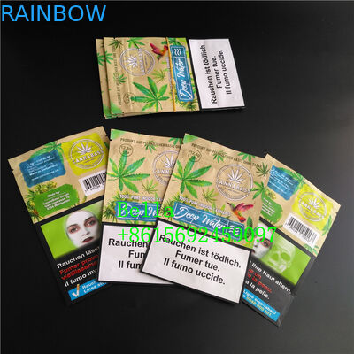 La chiara finestra sta sulla stampa su ordinazione del sacchetto della chiusura lampo per l'imballaggio della tisana CBD Powerfood