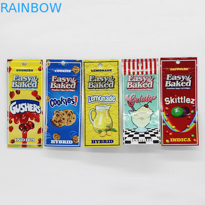 Sacchetti di plastica esotici del carretto che imballano il tipo stampa su ordinazione di Mylar della borsa della serratura dello zip