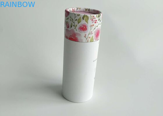 Cartone di carta dei cosmetici stampato abitudine dei contenitori di carta di cilindro per imballare