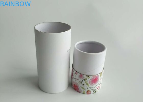 Cartone di carta dei cosmetici stampato abitudine dei contenitori di carta di cilindro per imballare