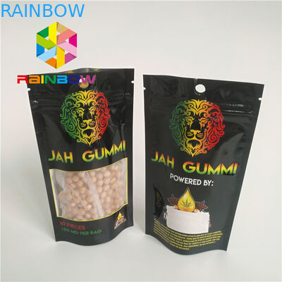 Mylar laminato stagnola stampato a chiusura lampo sta sull'imballaggio della cannabis dell'erbaccia di Mmj dei sacchetti