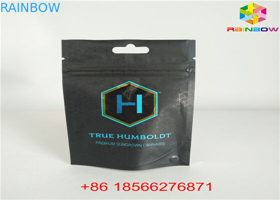 Bustina di alluminio laminata borse di plastica di Packa della bolla di CBD GUMMIES con la finestra