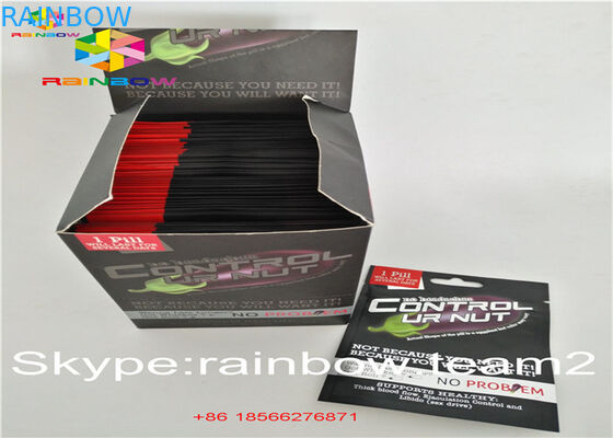 Il di alluminio della chiusura lampo della prova del bambino sta sulla polvere dello zucchero di Packingfor della cartuccia del sacchetto CBD/