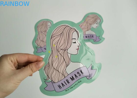 Il cosmetico di plastica di forma di alluminio del rinforzo speciale del lato insacca l'imballaggio facciale della maschera dello strato