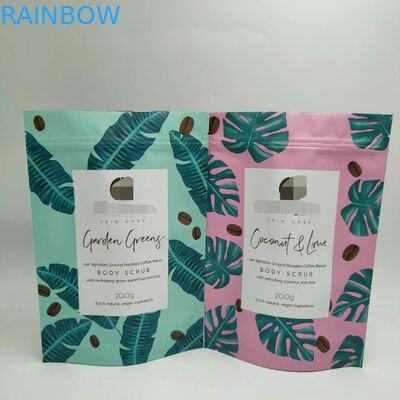 Bustine di tè di plastica olografiche che imballano la borsa dell'alimento di Eco del caffè con un chiaro laterale