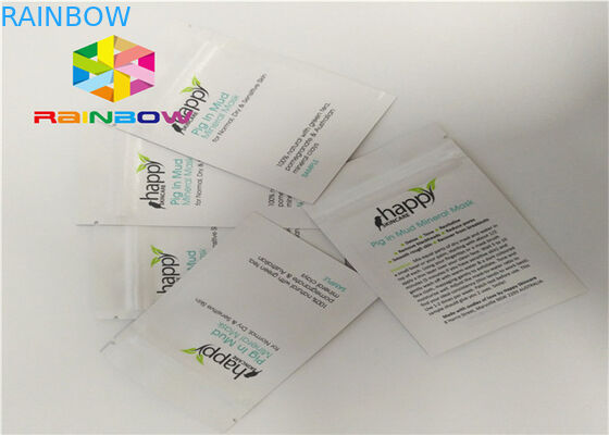 Le borse d'imballaggio della saldatura a caldo di stampa di CMYK, prova dell'odore stanno sulle borse del sacchetto della chiusura lampo