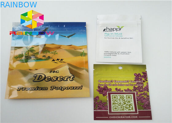 Sacchetti di plastica della borsa di erbe di incenso che imballano la serratura della chiusura lampo delle pillole di energia del sacchetto di Kratom