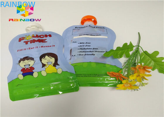 Il di alluminio sta sull'imballaggio del sacchetto del becco su misura stampando la plastica 120ml