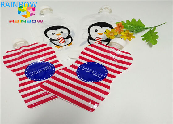 Il di alluminio sta sull'imballaggio del sacchetto del becco su misura stampando la plastica 120ml