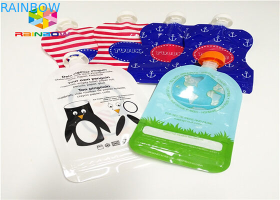 Il di alluminio sta sull'imballaggio del sacchetto del becco su misura stampando la plastica 120ml