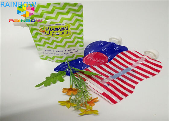 Il di alluminio sta sull'imballaggio del sacchetto del becco su misura stampando la plastica 120ml