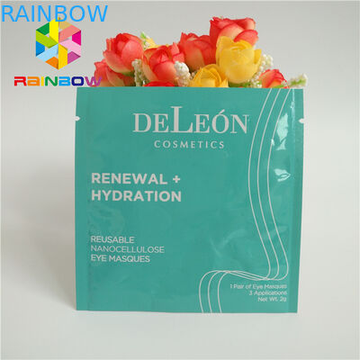 Tre che il lato sigillato ha stampato le borse a chiusura lampo hanno laminato la maschera di occhio facciale del di alluminio