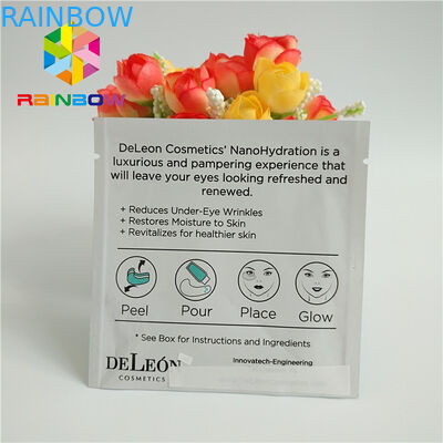 Tre che il lato sigillato ha stampato le borse a chiusura lampo hanno laminato la maschera di occhio facciale del di alluminio