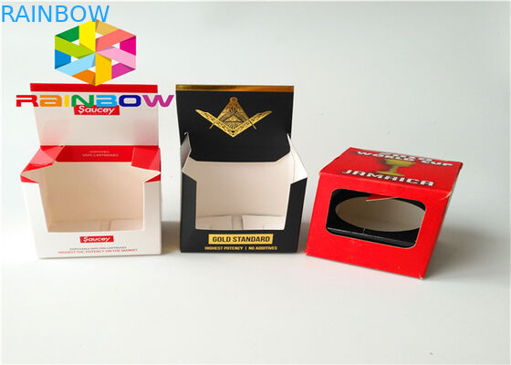 Personalizzi la scatola di carta di logo che imballa il materiale riciclato l'imballaggio di carta cosmetico lucido della stagnola