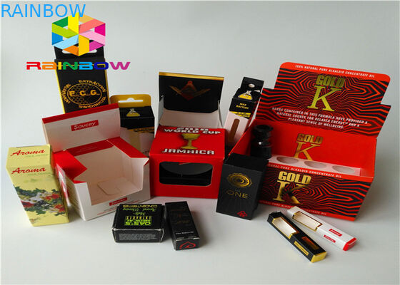 Personalizzi la scatola di carta di logo che imballa il materiale riciclato l'imballaggio di carta cosmetico lucido della stagnola