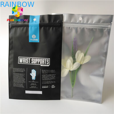 Le borse sigillate plastica a chiusura lampo della cassa del telefono, stanno sul lato delle borse tre del sacchetto della chiusura lampo sigillato