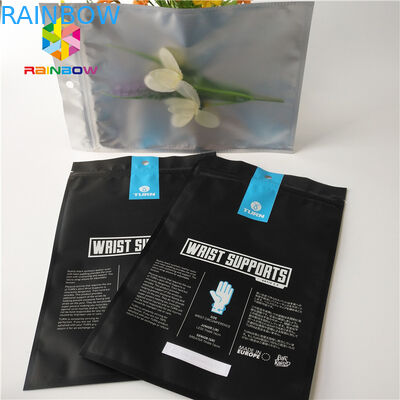 Le borse sigillate plastica a chiusura lampo della cassa del telefono, stanno sul lato delle borse tre del sacchetto della chiusura lampo sigillato