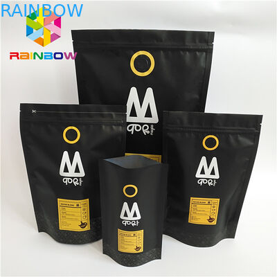 Stia sull'imballaggio dei sacchetti di plastica stampato una borsa di caffè a chiusura lampo della valvola di modo