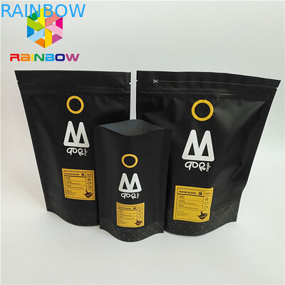 Stia sull'imballaggio dei sacchetti di plastica stampato una borsa di caffè a chiusura lampo della valvola di modo