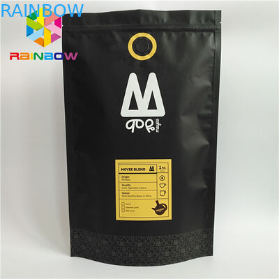 Stia sull'imballaggio dei sacchetti di plastica stampato una borsa di caffè a chiusura lampo della valvola di modo