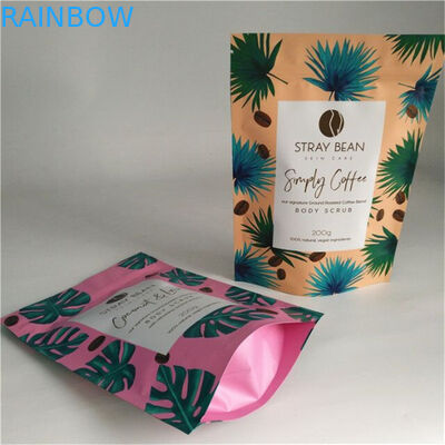 Le bustine di tè biodegradabili che imballano Airtightbody su misura sfregano la bustina del caffè istantaneo