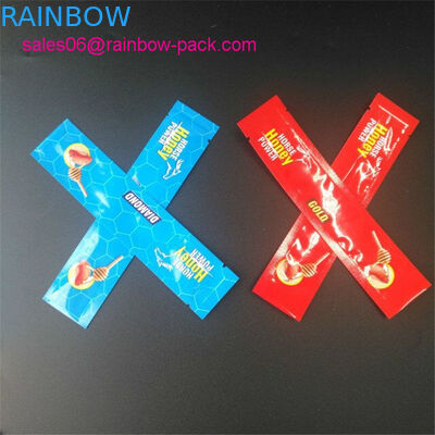 Sacchetto della stagnola della bustina della polvere del miele del cavallo che imballa la borsa reale dorata del miele VIP Malesia