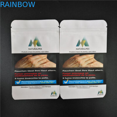 L'incenso di erbe di THC CBD Gummies che imballa Kraft bianco biodegradabile insacca i sacchetti dell'alimento