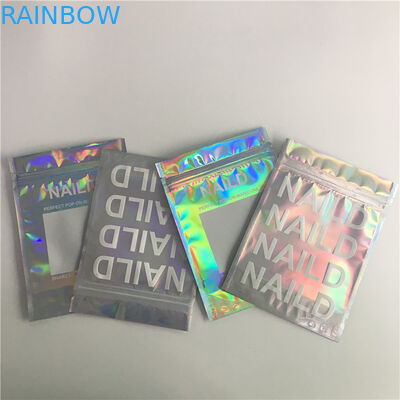 Trucco Mylar riutilizzabile della borsa del foglio di alluminio di SGS/FDA che imballa lato tre sigillato