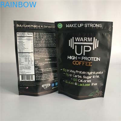 I sacchetti di plastica del commestibile che imballano la borsa di caffè della superficie di Matt FDA a chiusura lampo hanno segnato