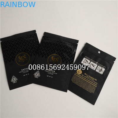 Sacchetti di plastica della prova dell'odore piccoli che imballano la borsa resistente del bambino di Mylar delle erbacce