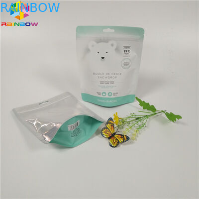 Il corpo sfrega le borse che d'imballaggio della stagnola la serratura a prova d'umidità stampata variopinta dello zip sta sul sacchetto