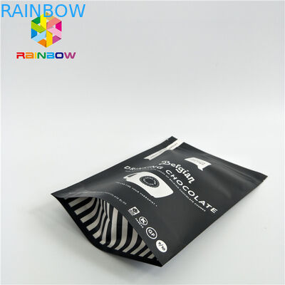 Il di alluminio sta sui sacchetti del caffè che imballano la dimensione su ordinazione con la valvola/chiusura lampo