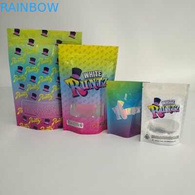 Incenso di erbe opaco su misura che imballa la serratura dello zip di Mylar stampata Digital del sacchetto di plastica