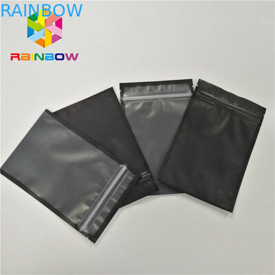 L'abitudine ha stampato il sacchetto di plastica laterale della guarnizione tre per il telefono Shell che imballa con la parte anteriore della radura e della chiusura lampo