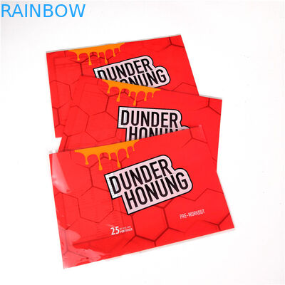 Bevanda stampata adesiva di energia degli strizzacervelli delle etichette impermeabili della manica chiara sensibile al calore