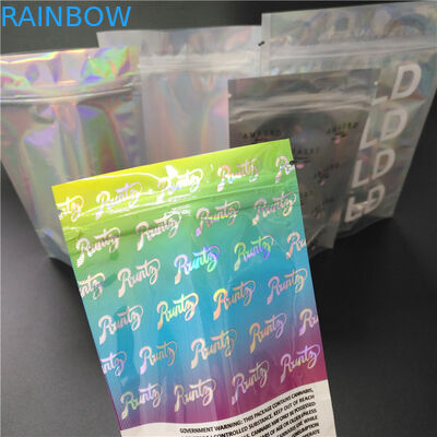 Lo scintillio stampato della spezia del sale di Packagi del sacchetto della stagnola della cartuccia di Vape Shinny la borsa iridescente