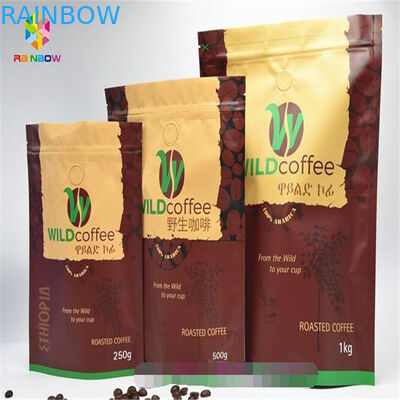 Il di alluminio risigillabile sta sul sacchetto della chiusura lampo, borse a chiusura lampo stampate con la valvola