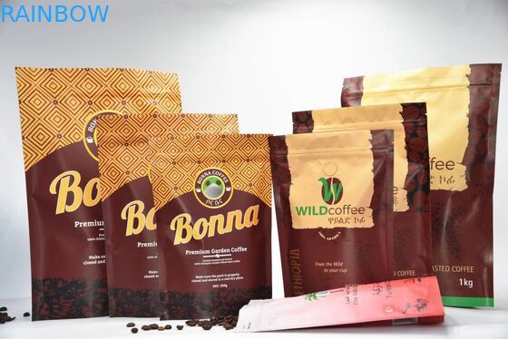 Il di alluminio risigillabile sta sul sacchetto della chiusura lampo, borse a chiusura lampo stampate con la valvola