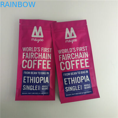 Le borse di caffè calde di vendite comerciano la borsa all'ingrosso di caffè su ordinazione del rinforzo del lato di stampa con la valvola di degassamento di alta qualità per caffè 250g