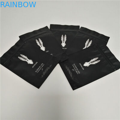 I film neri opachi di imballaggio per alimenti stanno sul logo su ordinazione delle borse di caffè con la chiusura lampo superiore