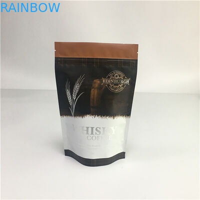 Il di alluminio laminato a chiusura lampo sta sui sacchetti, sacchetti di plastica sigillati con la valvola